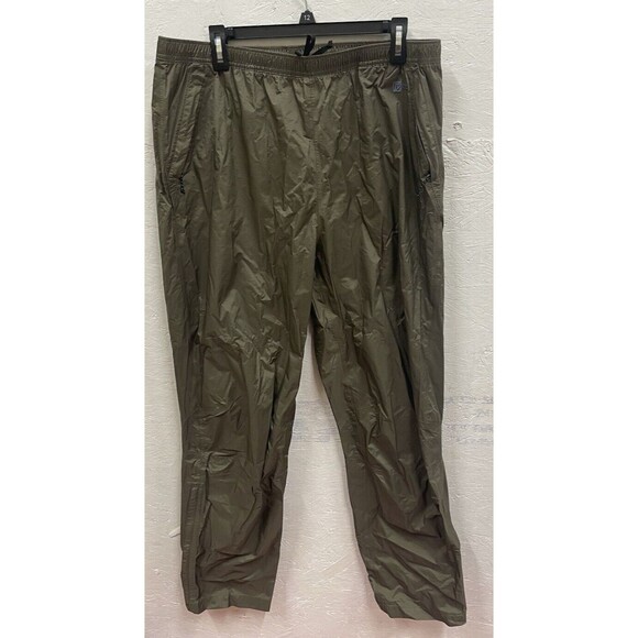 Patagonia Other - Patagonia Torrentshell Rain Pants Men’s XL Green/Brn h2No Waterproof Lightweight